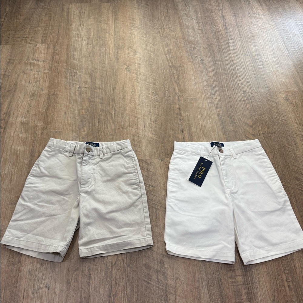 Polo by Ralph Lauren kids White Classic Chino Shorts